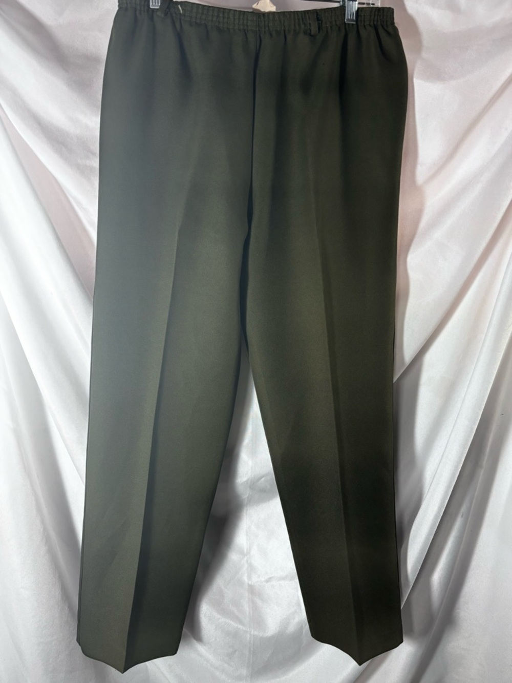 Express‎ Olive Green Straight-Leg Dress Pants